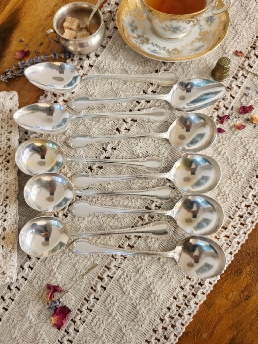 Vintage 1847 Rogers Bros Remembrance Spoons 10pc